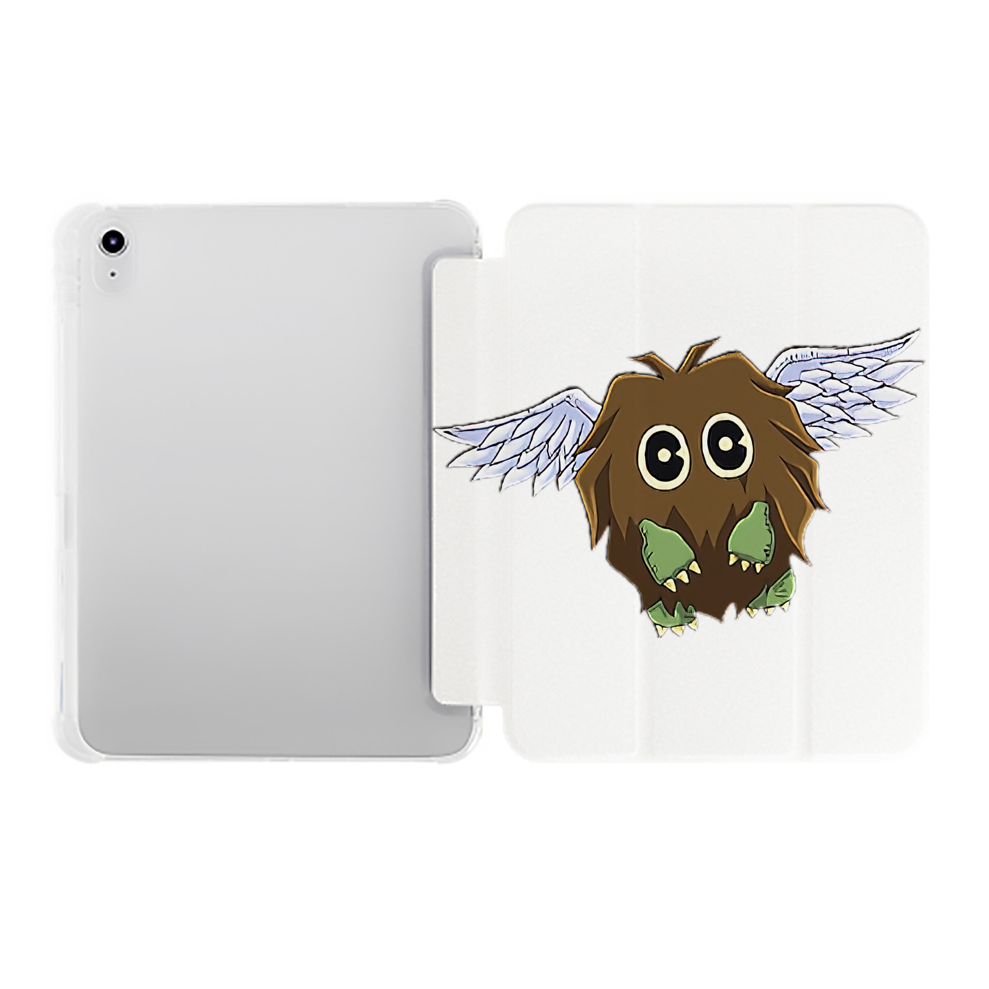 （画像用） 遊☆戯☆王 Yu-Gi-Oh! IPad ケース ペン収納付き 三つ折りスタンド PUレザー×シリコン 対応機種9.5/10.5/10.9インチ